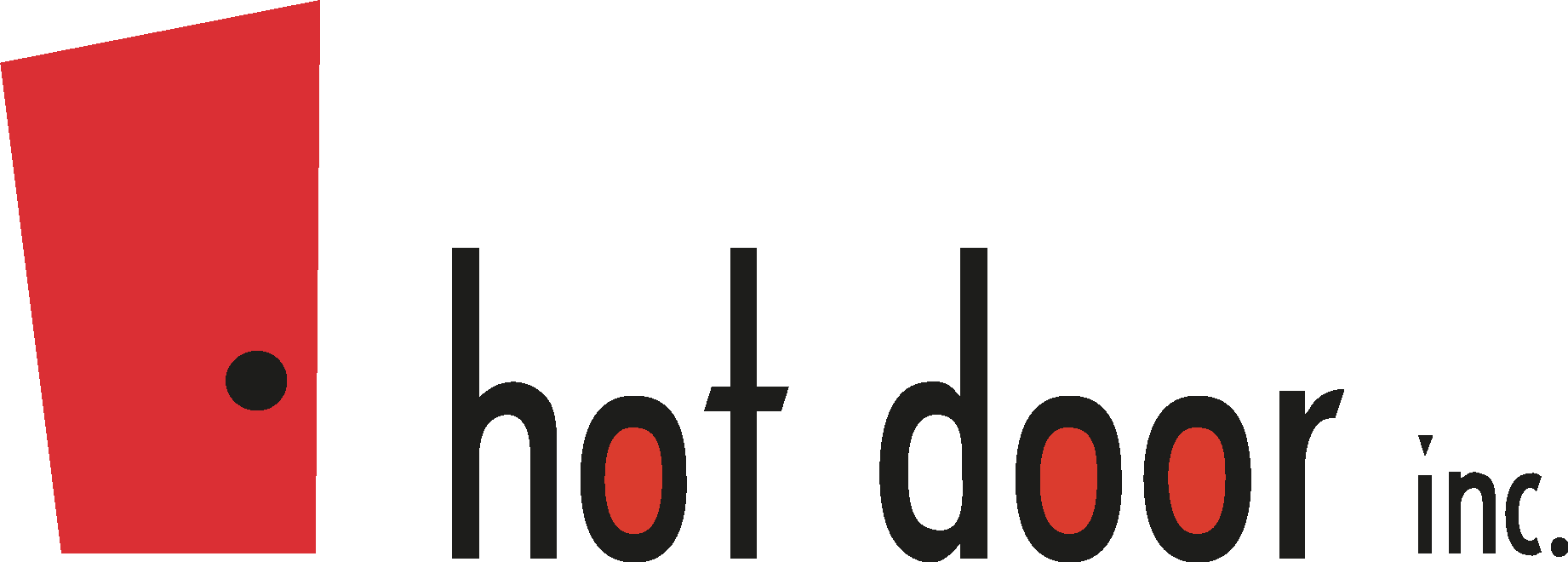 Hot Door Logo Vector Logo